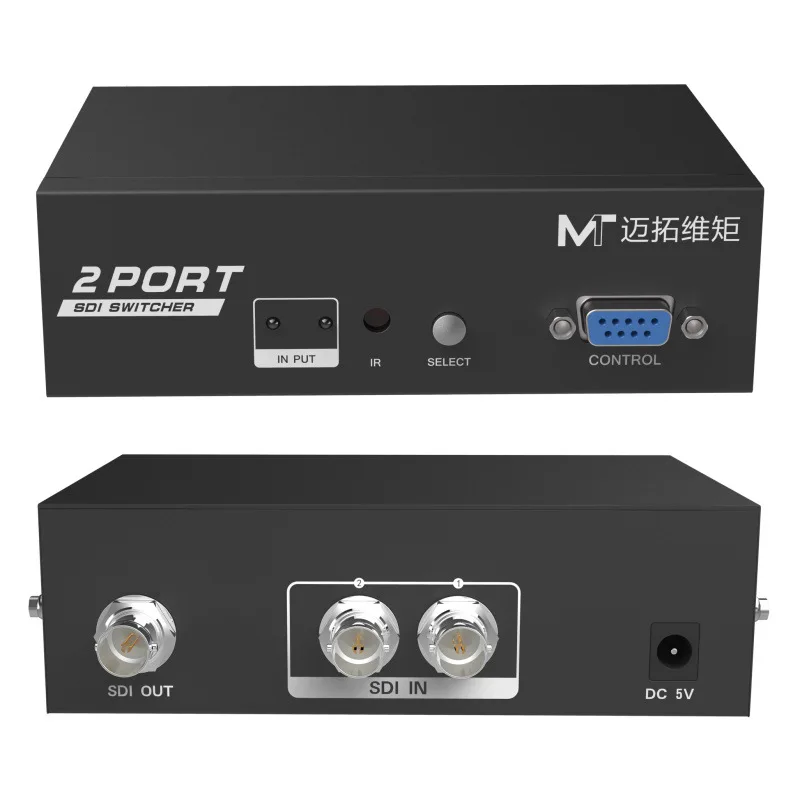 MT-SD201 SDI switcher two in one out HD HD 3G IR remote control software control sharer
MT-SD201 SDI switcher two in one out HD HD 3G IR remote control software control sharer