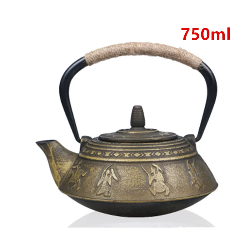 Hot sale Japanese cast iron teapot Carbon furnace iron kettle kung fu tea Iron pot oxidized uncoated Warfare Water Kettle 750ml
Hot sale Japanese cast iron teapot Carbon furnace iron kettle kung fu tea Iron pot oxidized uncoated Warfare Water Kettle 750ml