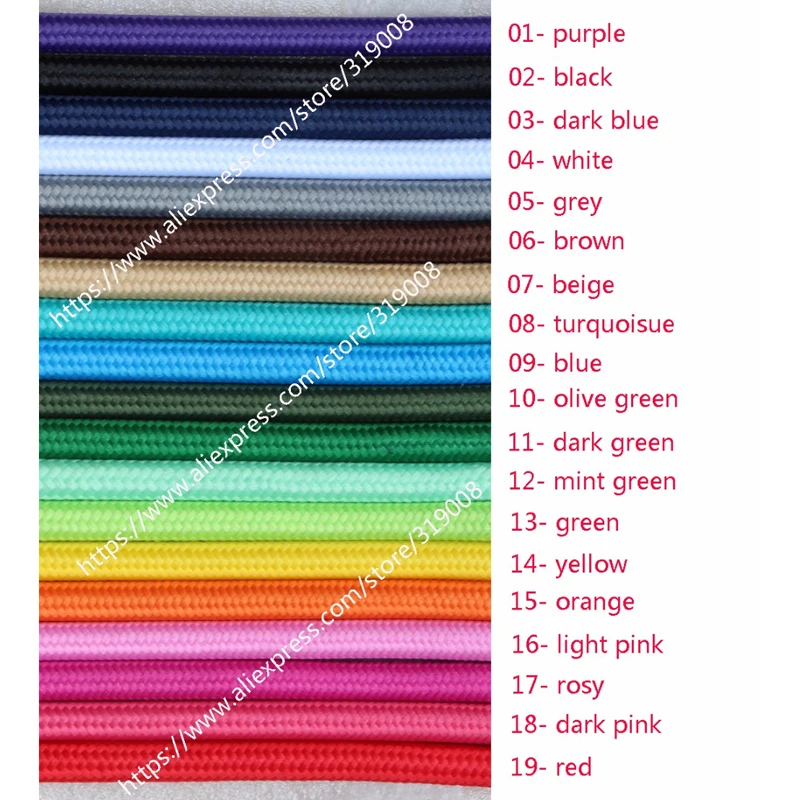 Promotional 1meter to 1.5 meters 2 x 0.75mm2 lighting textile cord electric wire fabric cable
Promotional 1meter to 1.5 meters 2 x 0.75mm2 lighting textile cord electric wire fabric cable