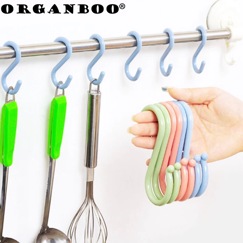 ORGANBOO 1Set Multifunctional kitchen S-shaped door back hooks nail-free plastic wardrobe S hooks random color
ORGANBOO 1Set Multifunctional kitchen S-shaped door back hooks nail-free plastic wardrobe S hooks random color