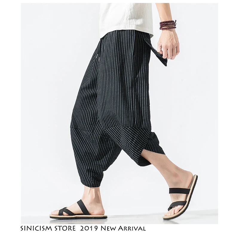 Sinicism Store Men Hip Hop Harem Pants Summer 2019 Trousers Mens Casual Pants Male Stripe Calf-length Pants Chinese Style 5XL
Sinicism Store Men Hip Hop Harem Pants Summer 2019 Trousers Mens Casual Pants Male Stripe Calf-length Pants Chinese Style 5XL