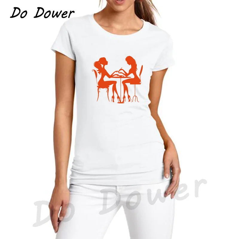 Nail Beauty Salon Vinyl Funny Geeks Printed T-Shirt Women Loose Cotton Short Sleeve Female T-shirts Fashion Brand Clothing
Nail Beauty Salon Vinyl Funny Geeks Printed T-Shirt Women Loose Cotton Short Sleeve Female T-shirts Fashion Brand Clothing
