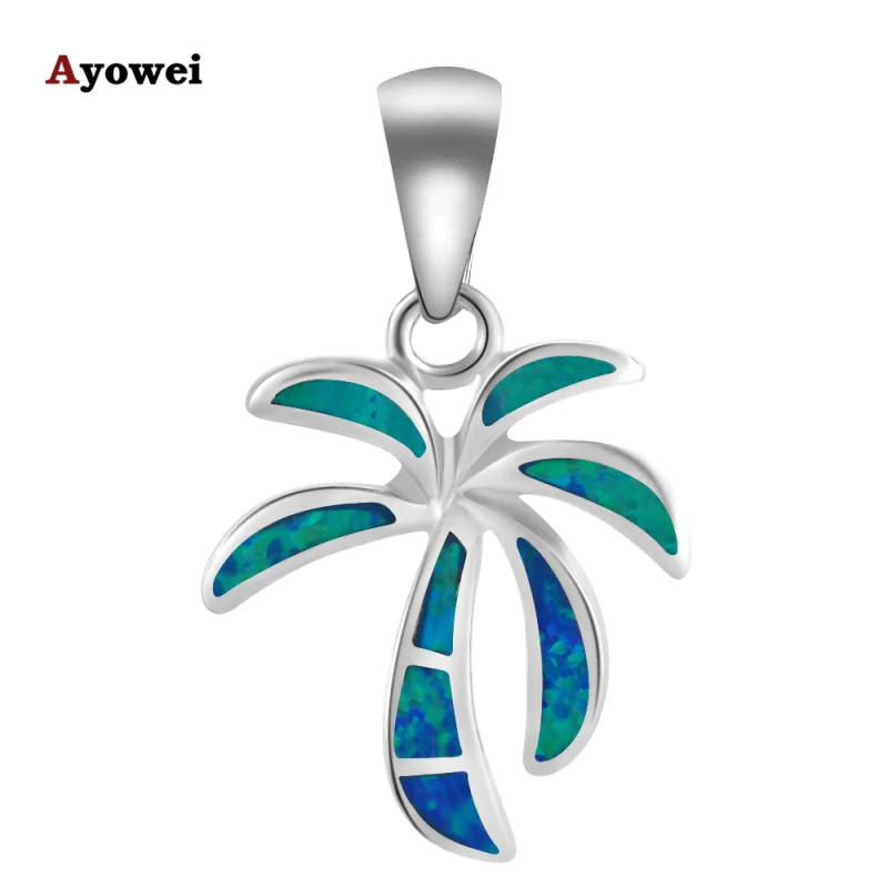 Stylish coconut tree design new arival Blue Fire Opal Fashion jewelry Stamped Silver Necklace Pendants for Ladies OP554A
Stylish coconut tree design new arival Blue Fire Opal Fashion jewelry Stamped Silver Necklace Pendants for Ladies OP554A