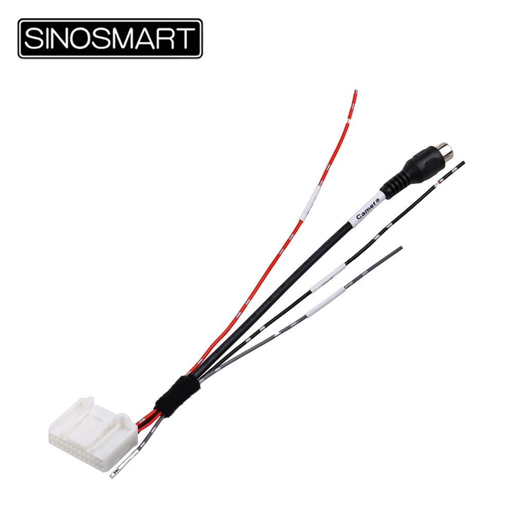 SINOSMART C24 Connection Cable for Toyota OEM Monitor with Aftermarket Reversing Camera without Damaging the Car Wiring
SINOSMART C24 Connection Cable for Toyota OEM Monitor with Aftermarket Reversing Camera without Damaging the Car Wiring