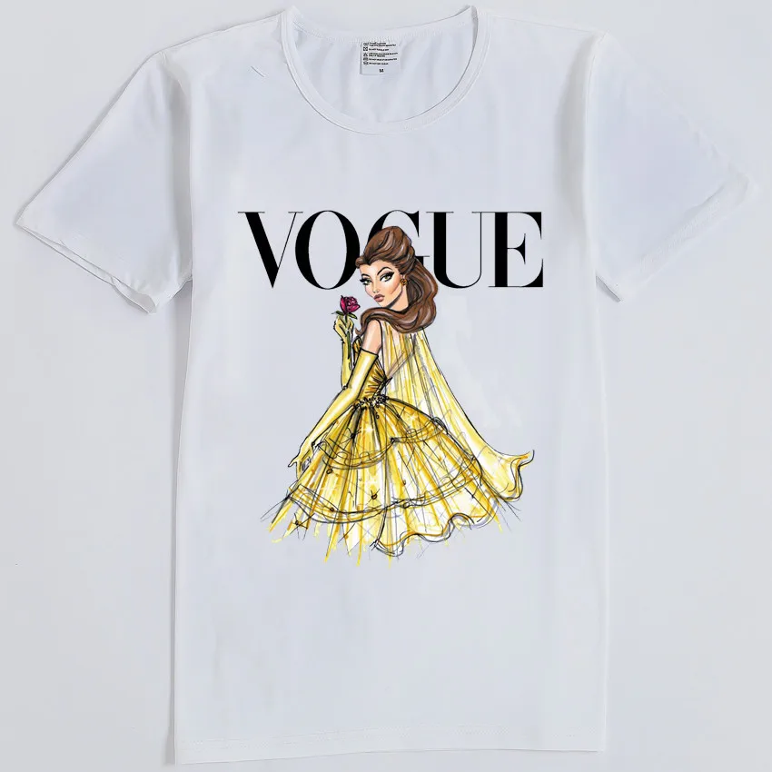 Summer 2019 women's shirt VOGUE princess print harajuku t-shirt casual Comfortable short sleeve round neck female t shirt tops
Summer 2019 women's shirt VOGUE princess print harajuku t-shirt casual Comfortable short sleeve round neck female t shirt tops