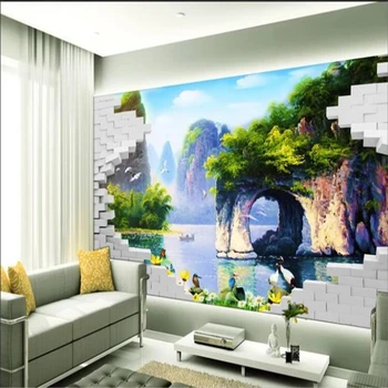 beibehang Custom Large HD Guilin Landscape Elephant Trunk Hill Landscape 3D Mural Wallpaper Brick Wall wallpaper for walls 3 d
beibehang Custom Large HD Guilin Landscape Elephant Trunk Hill Landscape 3D Mural Wallpaper Brick Wall wallpaper for walls 3 d
