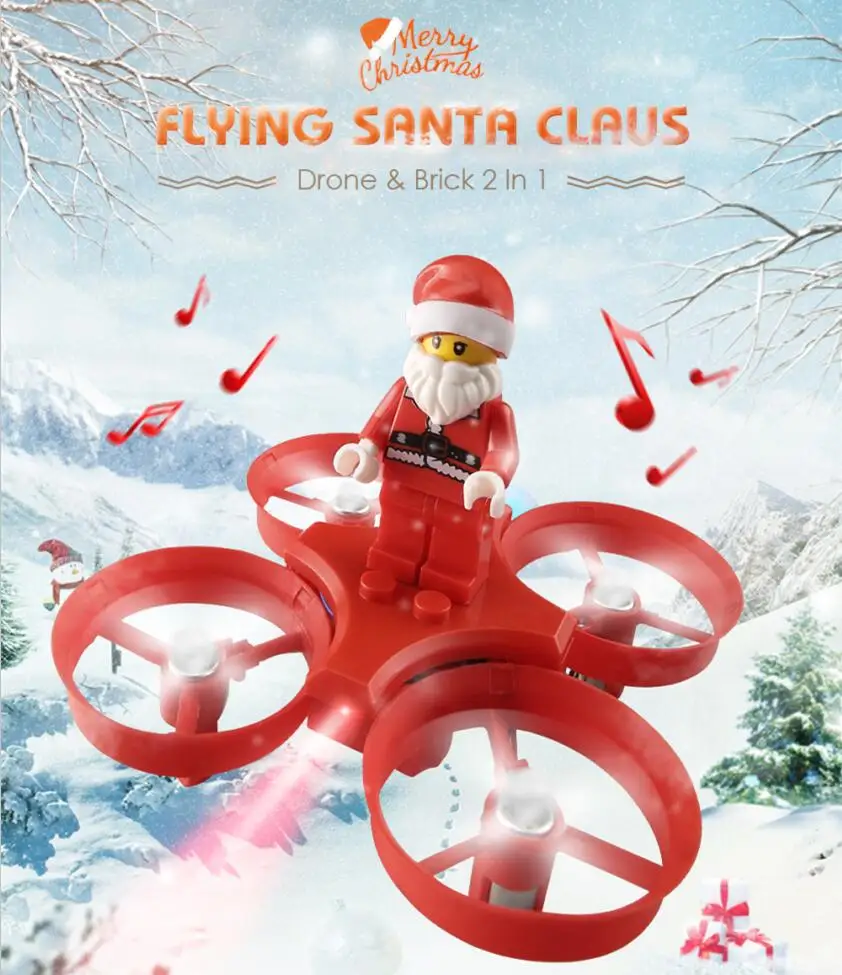 Chrismass kids toy H-67 Flying Santa Claus mini RC Drone 2.4G anti-fall Song Playing Headless 3D roll RC quadcopter toy vs H36
Chrismass kids toy H-67 Flying Santa Claus mini RC Drone 2.4G anti-fall Song Playing Headless 3D roll RC quadcopter toy vs H36