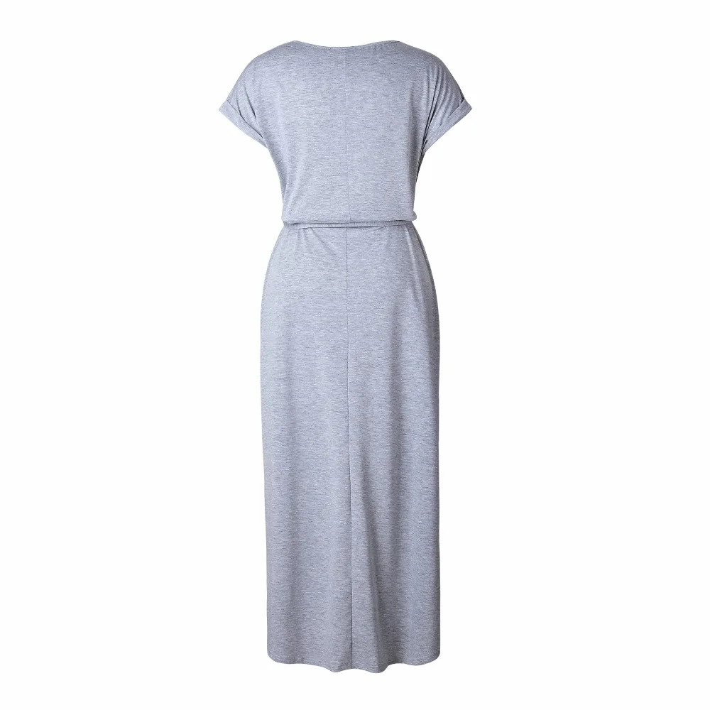 O-neck Short Sleeve Dresses  Lady Clothing Dress