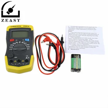 XC6013L Digital LCD Display Capacitor Capacitance Meter Tester mF uF Circuit Gauge with Test Lead Line & Battery
XC6013L Digital LCD Display Capacitor Capacitance Meter Tester mF uF Circuit Gauge with Test Lead Line & Battery