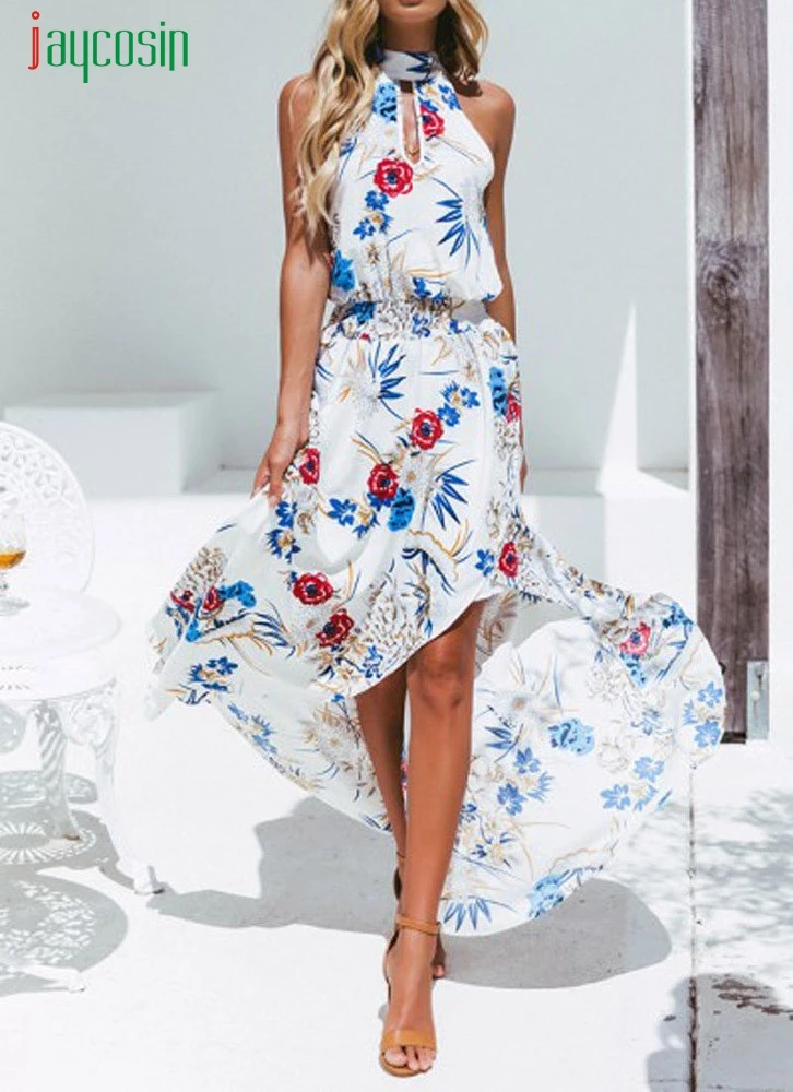 Jaycosin Women's Loose Asymmetrical Dress Sleeveless Long Dress Ladies Fashion Dress For Summer Beachwear Halter Dress New
Jaycosin Women's Loose Asymmetrical Dress Sleeveless Long Dress Ladies Fashion Dress For Summer Beachwear Halter Dress New