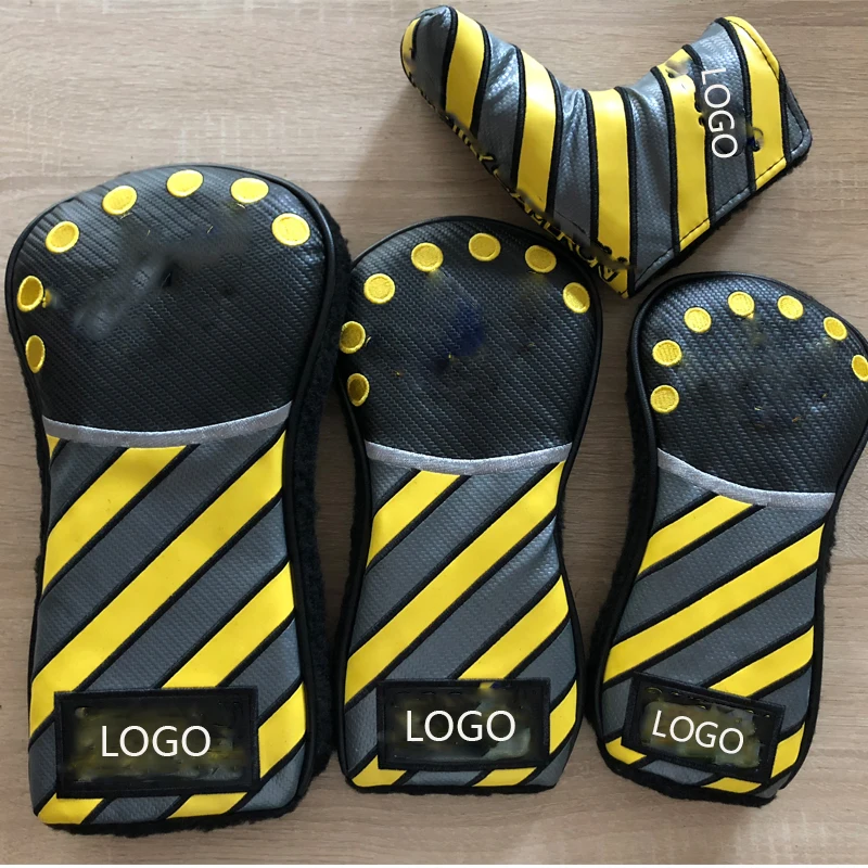 2018 Custom Design Golf Woods & Hybrid & Blade Putter Headcover High Quality Pu Leather Golf Head Cover 4 PCS/SET free shipping
2018 Custom Design Golf Woods & Hybrid & Blade Putter Headcover High Quality Pu Leather Golf Head Cover 4 PCS/SET free shipping