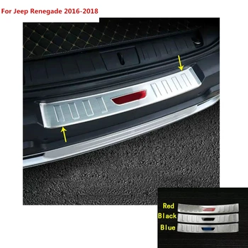 For Jeep Renegade 2016 2017 2018 car external rear bumper panel trunk trim cover Stainless Steel plate pedal molding hoods 1pcs
For Jeep Renegade 2016 2017 2018 car external rear bumper panel trunk trim cover Stainless Steel plate pedal molding hoods 1pcs
