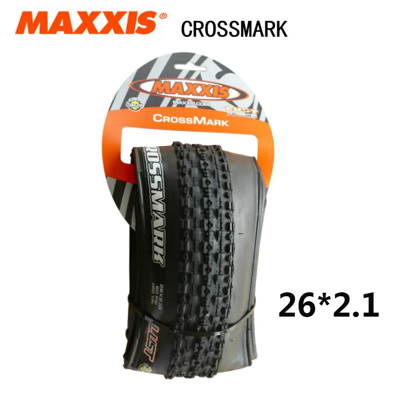 

Maxxis Crossmark 26*2.1 Inch Bicycle Tubeless Tire Folding for MTB 120 TPI Bike Tire