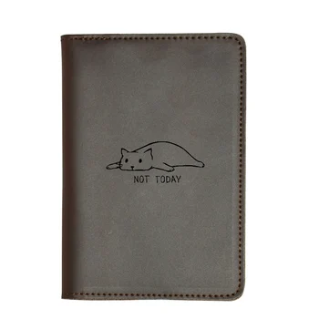 New Travel Accessories Not Today Cute Cat Passport Cover simple Card Holders Travel Purses Vintage Leather Passport WALLET
New Travel Accessories Not Today Cute Cat Passport Cover simple Card Holders Travel Purses Vintage Leather Passport WALLET
