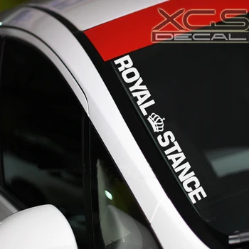 XGS DECAL Car styling decal Royal Stance 58cm x 6cm Tuning car truck windshield vinyl waterproof stickers
XGS DECAL Car styling decal Royal Stance 58cm x 6cm Tuning car truck windshield vinyl waterproof stickers