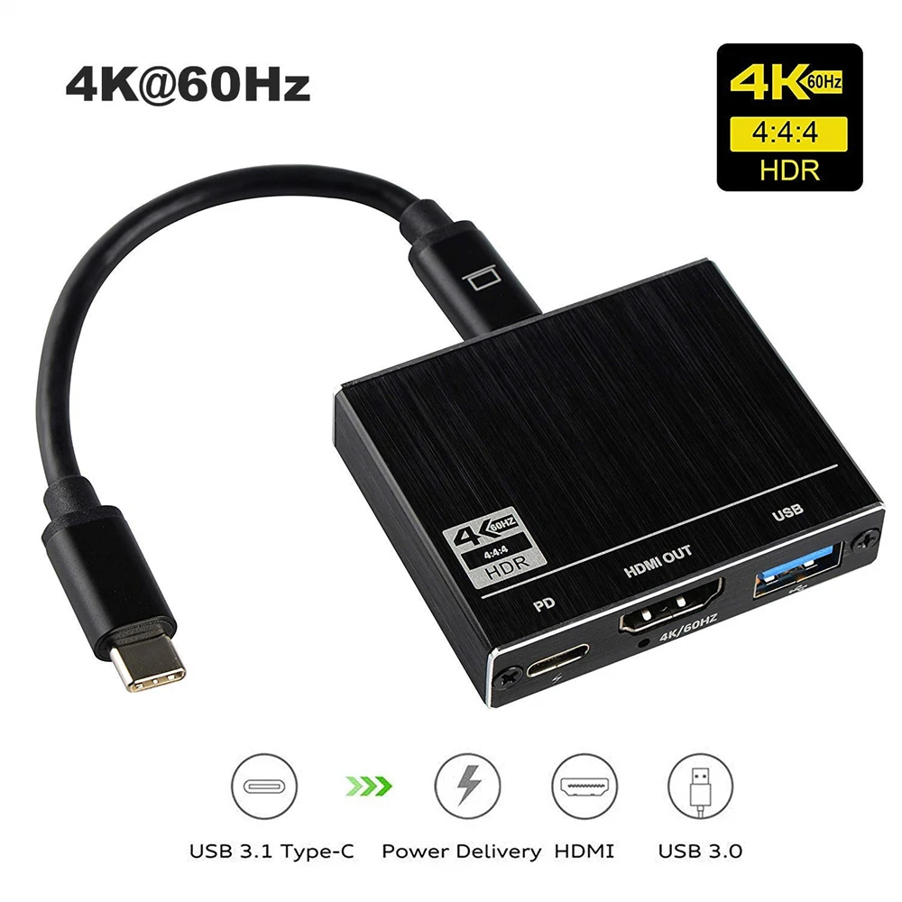 USB Type C To HDMI USB 3.0 Charging Adapter Converter USB-C 3.1 Hub Adapter for MacBook Pro Pixel Huawei Mate20 Samsung S8+ Plus
USB Type C To HDMI USB 3.0 Charging Adapter Converter USB-C 3.1 Hub Adapter for MacBook Pro Pixel Huawei Mate20 Samsung S8+ Plus