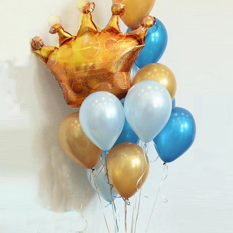 11Pcs Little Crown Birthday Balloon Kits Crown Kids Birthday Royal Prince Baby Shower Oh Baby Boy Girl Party Decorations
11Pcs Little Crown Birthday Balloon Kits Crown Kids Birthday Royal Prince Baby Shower Oh Baby Boy Girl Party Decorations
