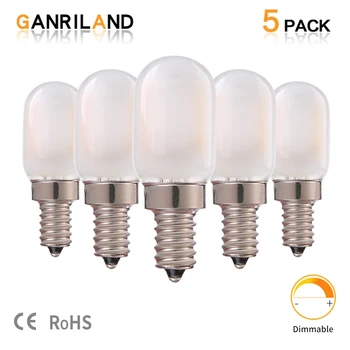 T22 E14 LED Dimmable Small Edison Appliance Bulb 1W (equivalent 10W) Warm White 2700K LED Filament Candelabra Refrigerator Bulb
T22 E14 LED Dimmable Small Edison Appliance Bulb 1W (equivalent 10W) Warm White 2700K LED Filament Candelabra Refrigerator Bulb