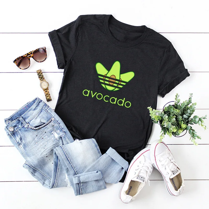 Funny Avocado Women T Shirts 2019 Vogue Summer Female Short Sleeve Harajuku Tee Shirt Femme Graphic Tees New Cute Poleras Mujer
Funny Avocado Women T Shirts 2019 Vogue Summer Female Short Sleeve Harajuku Tee Shirt Femme Graphic Tees New Cute Poleras Mujer