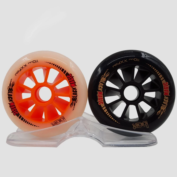 BART Professional speed skates wheels size 90mm 100mm black and orange High elasticity inline skate wheels Adult children
BART Professional speed skates wheels size 90mm 100mm black and orange High elasticity inline skate wheels Adult children