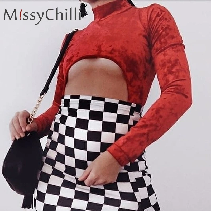 MissyChilli Velvet slim top red hollow out sexy bodysuit Women long sleeve turtle neck short playsuit Fitness jumpsuits&rompers
MissyChilli Velvet slim top red hollow out sexy bodysuit Women long sleeve turtle neck short playsuit Fitness jumpsuits&rompers