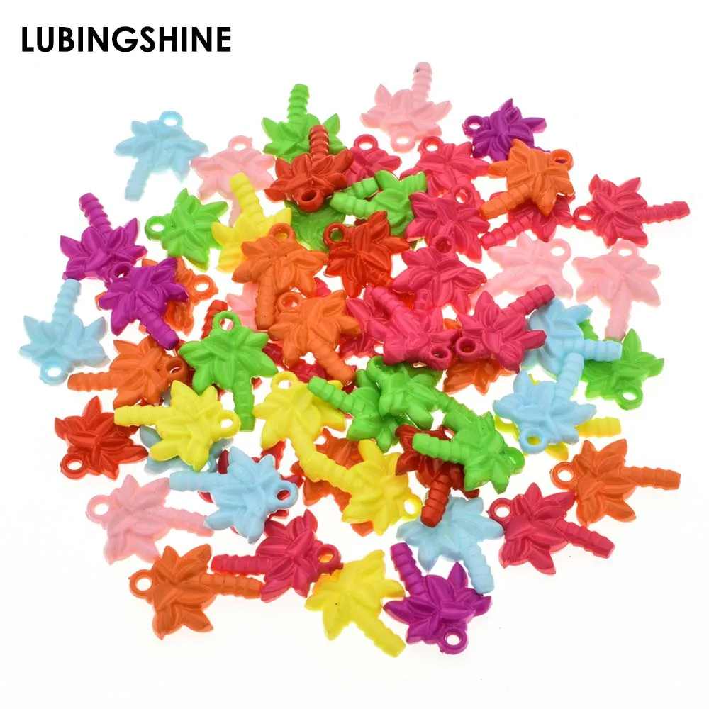 Multicolor Coconut tree Charms Acrylic Beads Fit Jewelry Pendants Handmade Bracelet Necklace DIY Accessory for Children Girls
Multicolor Coconut tree Charms Acrylic Beads Fit Jewelry Pendants Handmade Bracelet Necklace DIY Accessory for Children Girls
