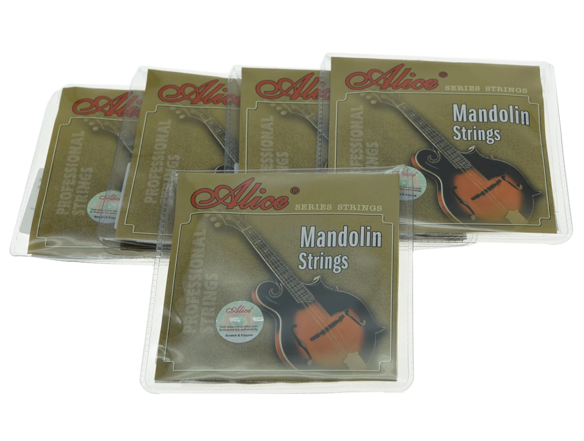 5 Sets Alice Brand Plated Steel Mandolin Strings Coated Copper Alloy Wound String
5 Sets Alice Brand Plated Steel Mandolin Strings Coated Copper Alloy Wound String
