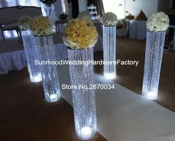 Clear acrylic chandelier table top centerpieces flower arrangement stand for wedding stage
Clear acrylic chandelier table top centerpieces flower arrangement stand for wedding stage