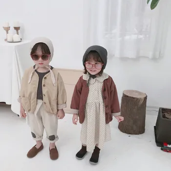 Kids Coat Spring Autumn 2018 Solid Casual Boys Jacket Cotton Pocket Girls Outwear Loose Long Sleeve Tops Fashion Child Clothes
Kids Coat Spring Autumn 2018 Solid Casual Boys Jacket Cotton Pocket Girls Outwear Loose Long Sleeve Tops Fashion Child Clothes