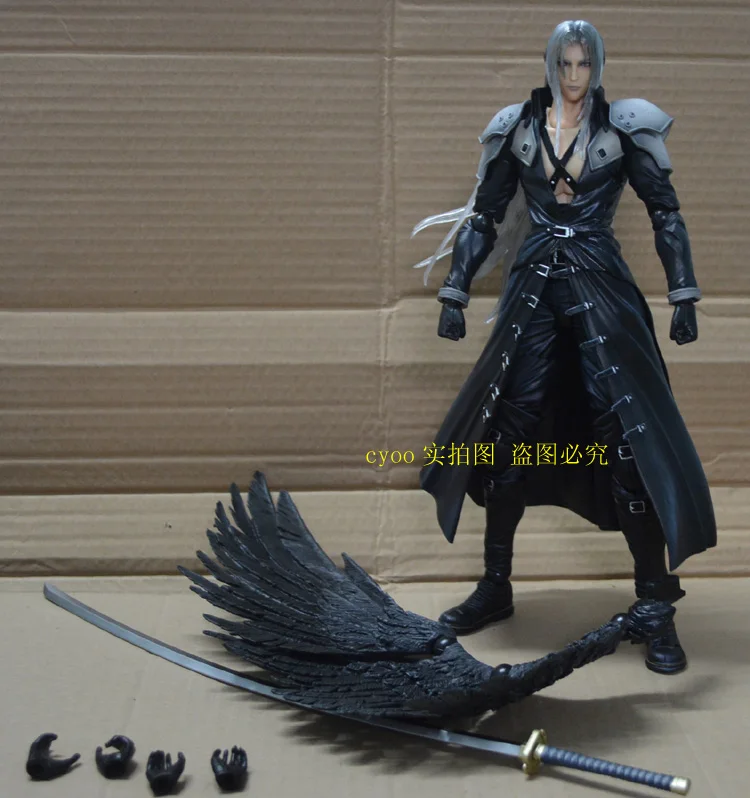 Original Play Arts Final Fantasy VII Cloud Strife Sephiroth 28cm Model Anime PVC Action Figure Kids Toys Birthday Gift
Original Play Arts Final Fantasy VII Cloud Strife Sephiroth 28cm Model Anime PVC Action Figure Kids Toys Birthday Gift