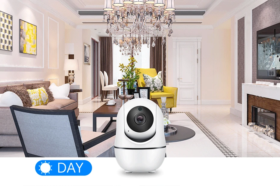 Techege 1080P Smart Wireless IP Camera Audio Wifi Security CCTV Camera Home Alarm 2.0MP Surveillance Camera Indoor Camara