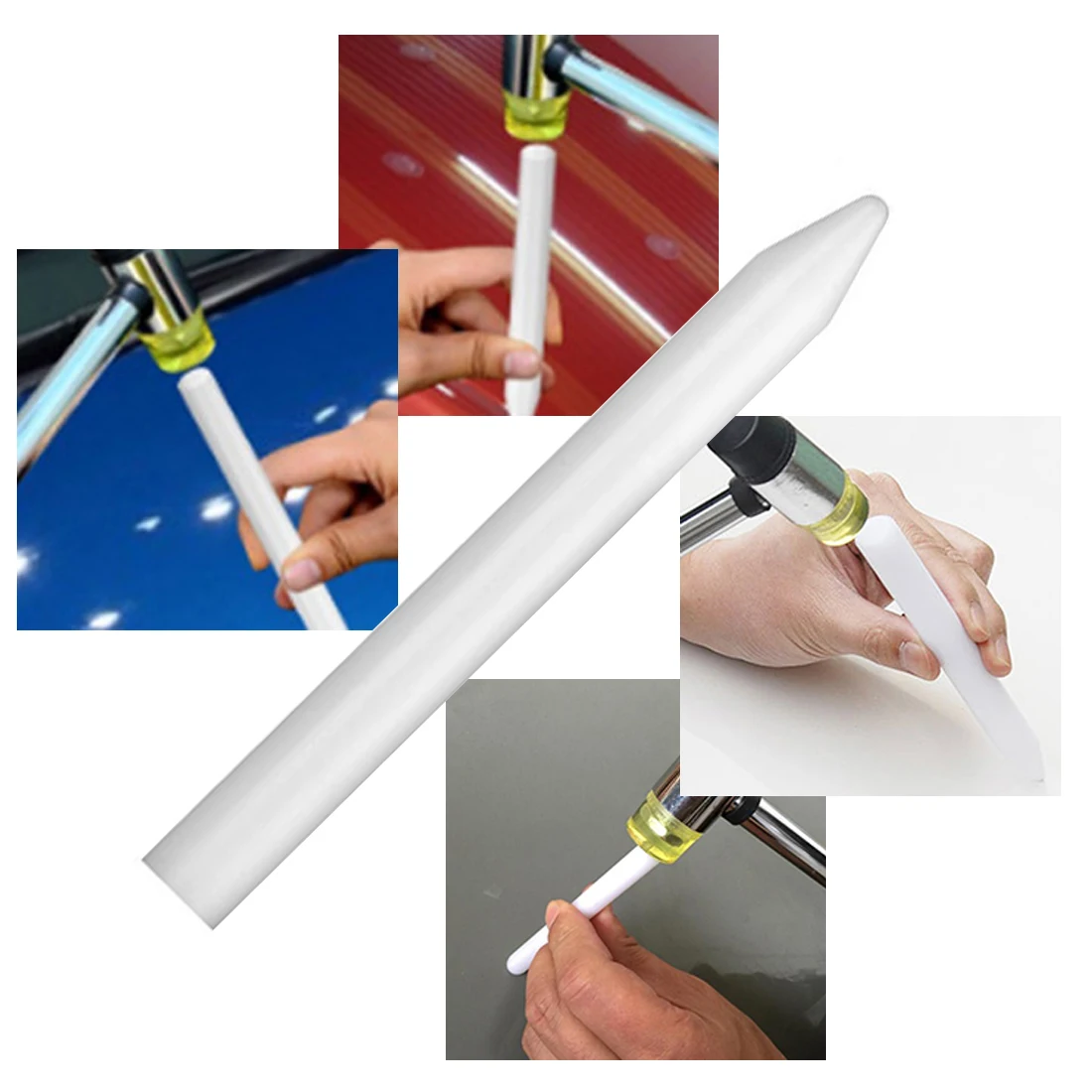 5pcs Tap Down Tools White Nylon Pen Knock Down Tool Paintless Dent Repair Tools Hand Tool Set
5pcs Tap Down Tools White Nylon Pen Knock Down Tool Paintless Dent Repair Tools Hand Tool Set
