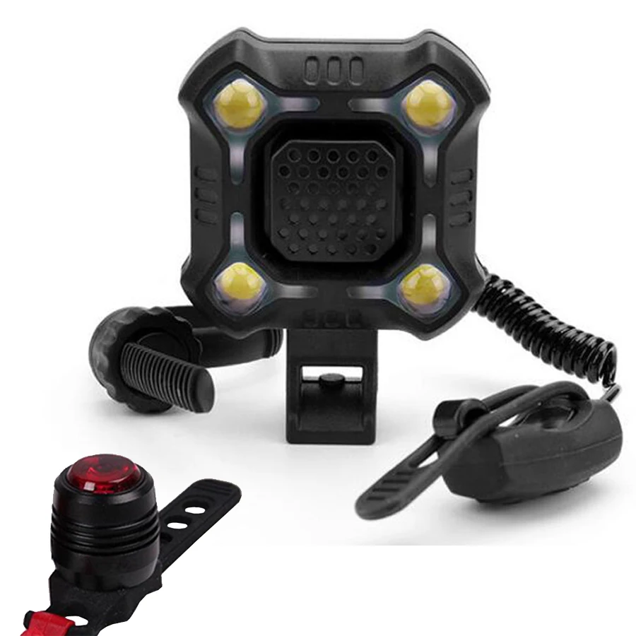 BASECAMP Bicycle Bell USB Charging Bike Horn Light Headlight Cycling Multifunction Ultra Bright Electric 140 db Horn Bike Bell
BASECAMP Bicycle Bell USB Charging Bike Horn Light Headlight Cycling Multifunction Ultra Bright Electric 140 db Horn Bike Bell