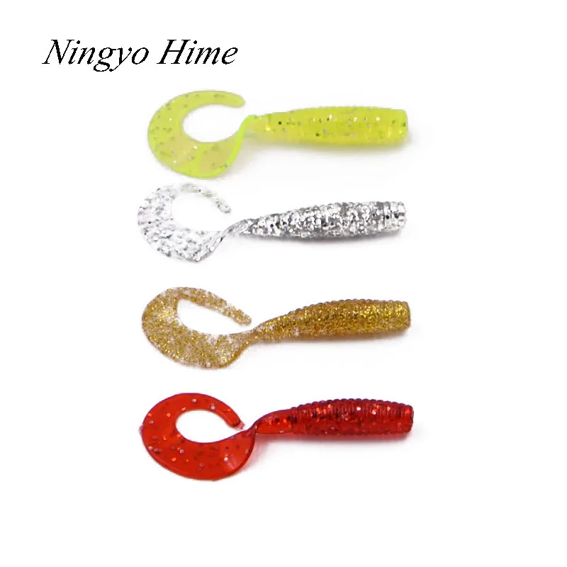 NingyoHime4pcs Bass Fishing Lure 6cm1.8g Single Tail Maggots Fake Soft Artificial Lure Plastic Worm Maggot Bait Fake Bionic Bait
NingyoHime4pcs Bass Fishing Lure 6cm1.8g Single Tail Maggots Fake Soft Artificial Lure Plastic Worm Maggot Bait Fake Bionic Bait