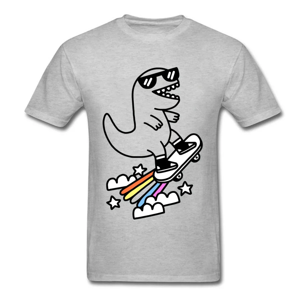 New Coming Men Tops T Shirt Rad Rex 3694 Normal Tshirts 100% Cotton Short Sleeve Design Tops Shirt Round Collar Rad Rex 3694 grey