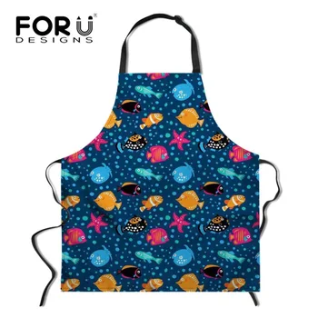 FORUDESIGNS Simple Fish Print Adjustable Chef Waiter Kitchen Apron Sleeveless Unisex Kitchen Cooking Sleeveless Chef Apron
FORUDESIGNS Simple Fish Print Adjustable Chef Waiter Kitchen Apron Sleeveless Unisex Kitchen Cooking Sleeveless Chef Apron