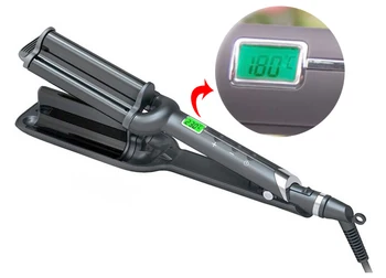 Professional Hair Waver Wave Curler Ceramic Hair Curling Iron 3 Barrel Clamp Wave Curler
Professional Hair Waver Wave Curler Ceramic Hair Curling Iron 3 Barrel Clamp Wave Curler