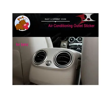 

Two color Car Rear Air Conditioning Outlet Sticker Decoration Sequins For Mer-cedes Be-nz C class GLC C180L C200L C260L