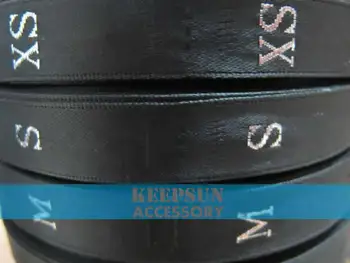 GARMENT SIZE LABEL black background silver letters S M L XL XXL 3XL 4XL 700pcs LGZZ
GARMENT SIZE LABEL black background silver letters S M L XL XXL 3XL 4XL 700pcs LGZZ