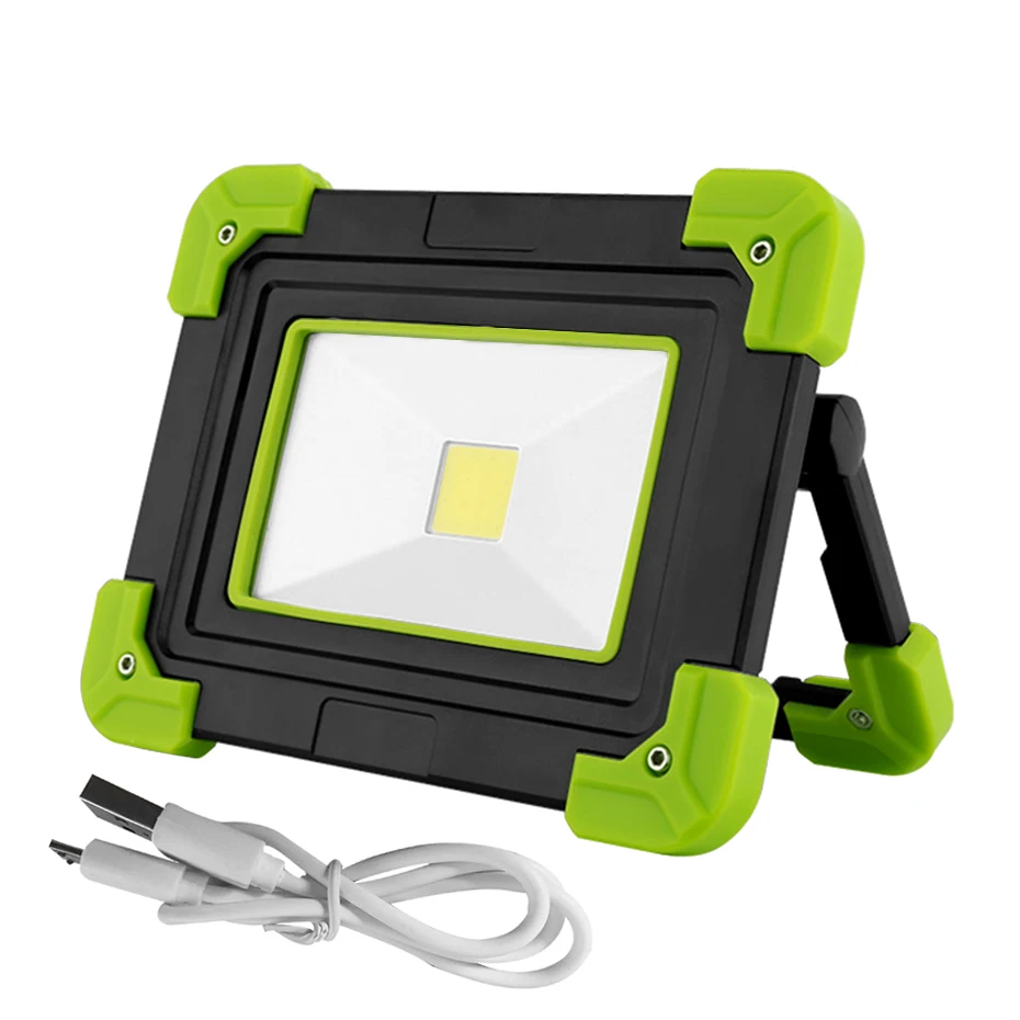 

10W Led Portable Spotlight COB LED Flood Light USB LED Worklight Lamp Camping Lantern Flashlights for Outdoor Hunting Emergency