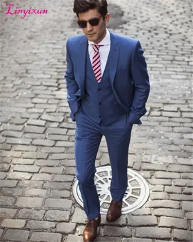 Linyixun Blue Blazer Masculino Slim Fit Men Suits Custom Made Wedding Groom 2017 Costume Homme Suit New Tuxedo
Linyixun Blue Blazer Masculino Slim Fit Men Suits Custom Made Wedding Groom 2017 Costume Homme Suit New Tuxedo