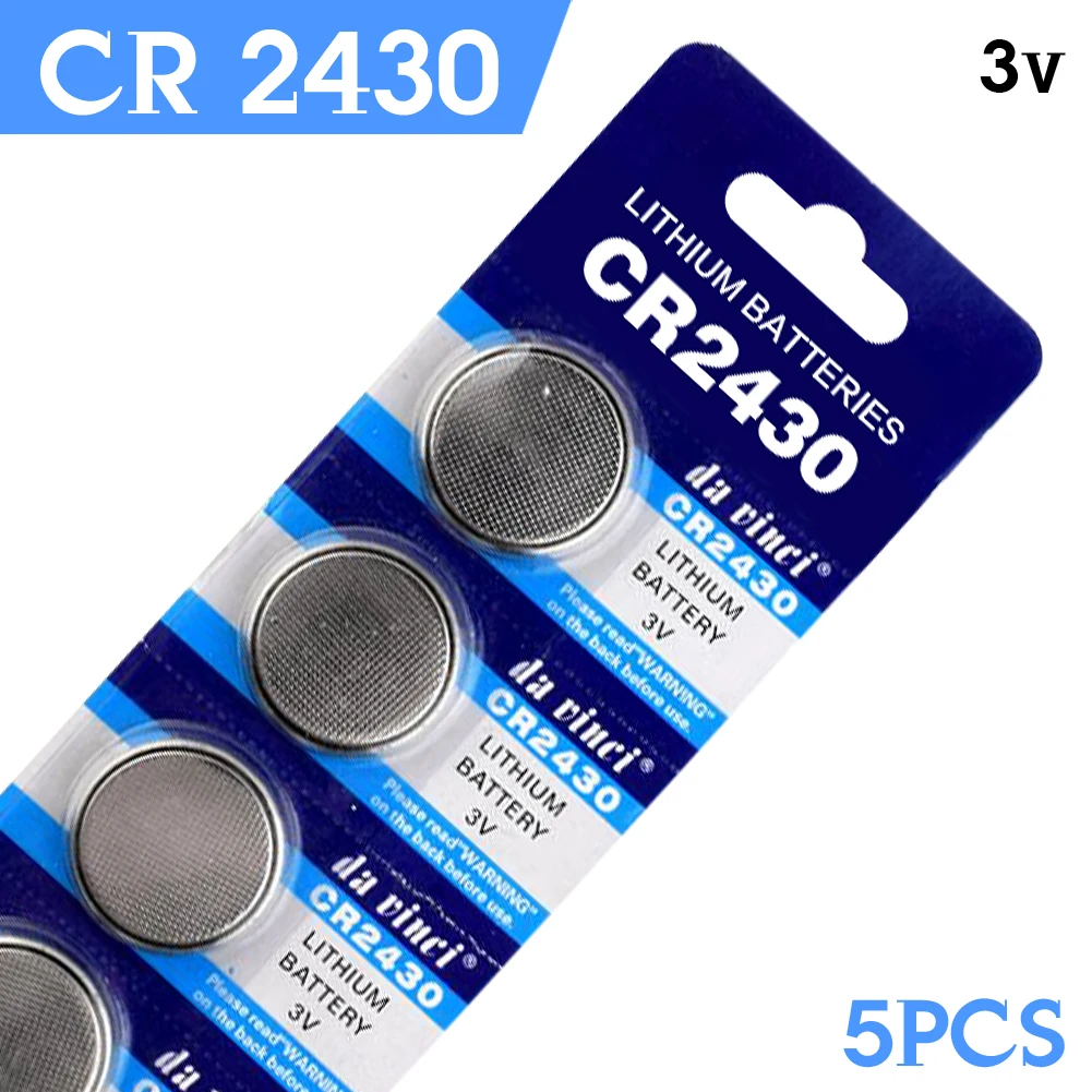 Button battery 3V DL2430 BR2430 ECR2430 CR2430 Watch Button Coin Cells Lithium Battery 5 Pcs EE6229 52
Button battery 3V DL2430 BR2430 ECR2430 CR2430 Watch Button Coin Cells Lithium Battery 5 Pcs EE6229 52