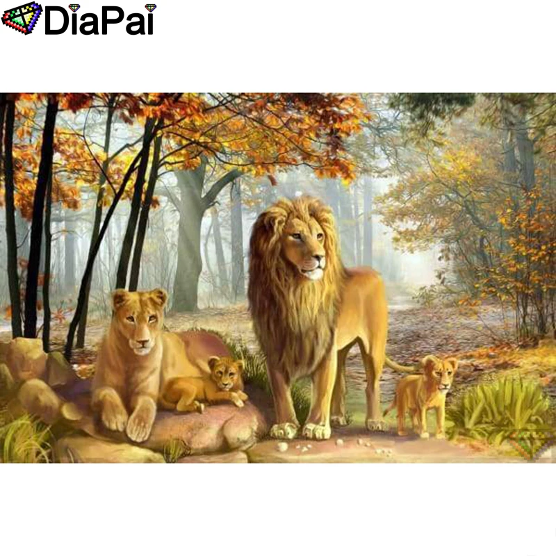 DIAPAI 5D DIY Diamond Painting 100% Full Square/Round Drill "Animal lion" Diamond Embroidery Cross Stitch 3D Decor A24168
DIAPAI 5D DIY Diamond Painting 100% Full Square/Round Drill "Animal lion" Diamond Embroidery Cross Stitch 3D Decor A24168