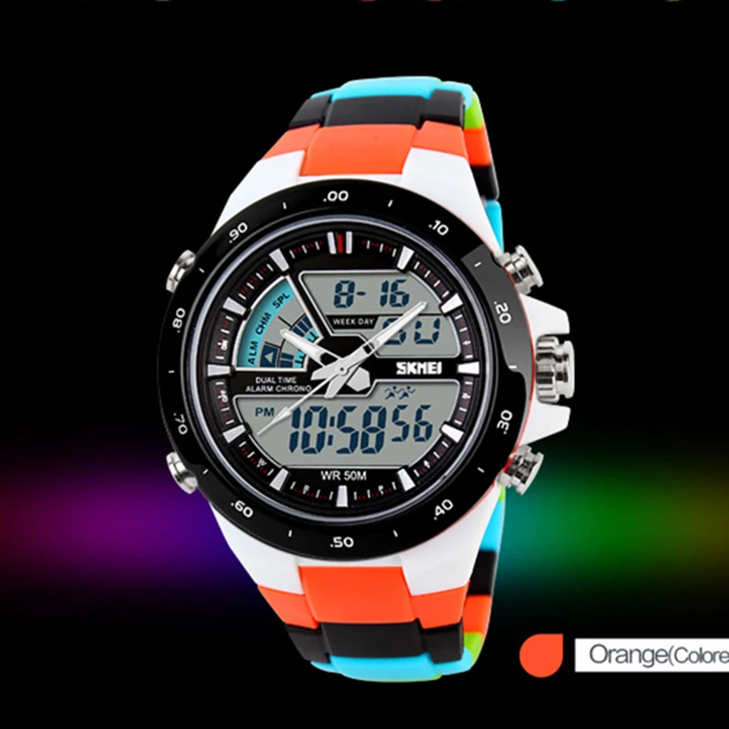 

sports watches Mens Relojes LED Digital Watch Shock Resist Fashion Casual Quartz-Watch Army Military Men Wristwatch SKMEI 2018