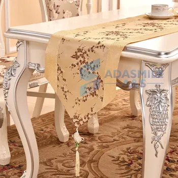 Luxury Chinese Plum Style Design Wedding Decoration Table Runner Dinning Table Flag Embroidered Party Table Cloth
Luxury Chinese Plum Style Design Wedding Decoration Table Runner Dinning Table Flag Embroidered Party Table Cloth