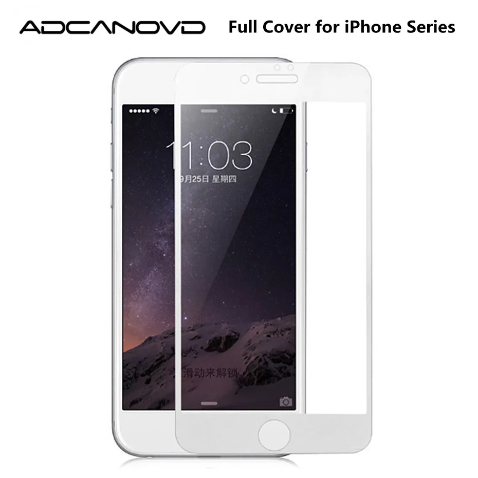 Adcanovd For iphone 6s glass 9H 2.5D Hard edge Full Cover Tempered Glass For Apple iphone 6s 7 8 plus Screen Protector Film
Adcanovd For iphone 6s glass 9H 2.5D Hard edge Full Cover Tempered Glass For Apple iphone 6s 7 8 plus Screen Protector Film