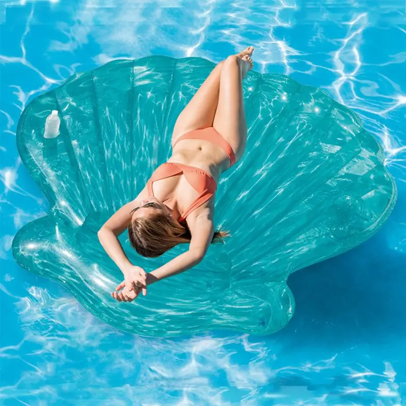 Intex Seashell Island Giant Blue Inflatable Seashell Island Pool Floating Lounge Bed Mattress With Cupholders
Intex Seashell Island Giant Blue Inflatable Seashell Island Pool Floating Lounge Bed Mattress With Cupholders