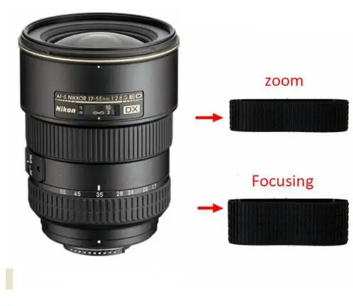 

NEW Lens Zoom Rubber Ring Rubber Grip Rubber For Nikon AF-S DX 17-55MM 17-55 MM f/2.8G IF-ED Repair Part