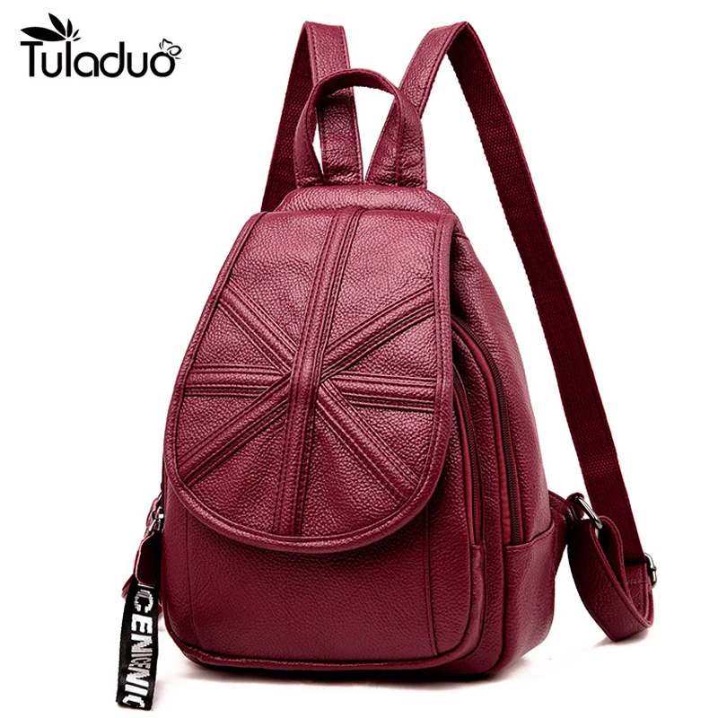 Backpack Women Leisure Leather Rucksack 2019 Travel kanken Rugzak Double Shoulder School Bag For College Student Girl Bag Pack
Backpack Women Leisure Leather Rucksack 2019 Travel kanken Rugzak Double Shoulder School Bag For College Student Girl Bag Pack