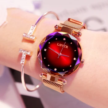 Luxury Rose Gold Diamond Women Watches Fashion Rhinestone Ladies Magnetic Belt Watch Female Wristwatch Gift Clock Relogio 2019
Luxury Rose Gold Diamond Women Watches Fashion Rhinestone Ladies Magnetic Belt Watch Female Wristwatch Gift Clock Relogio 2019